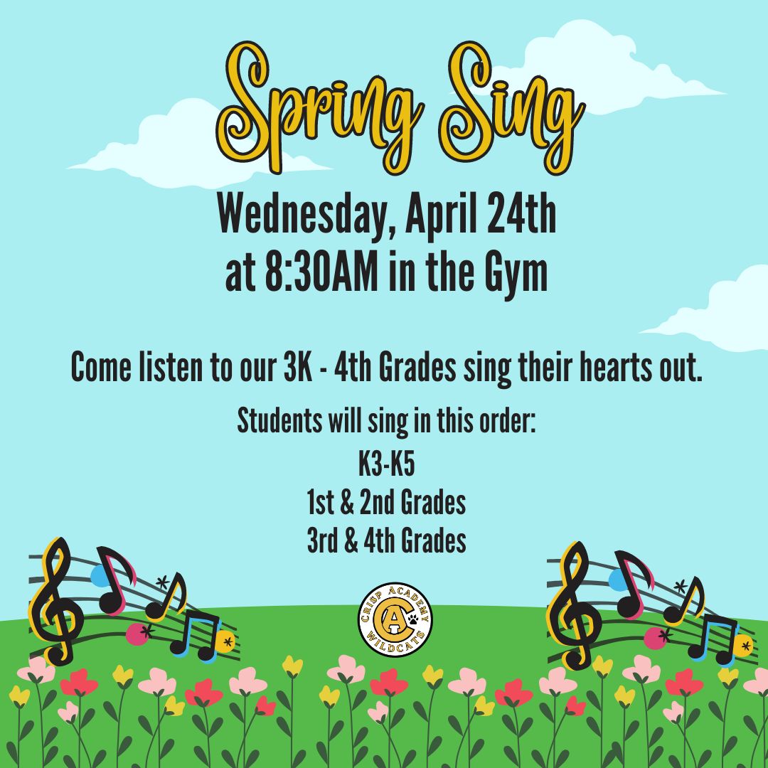 Announcements - Crisp Academy